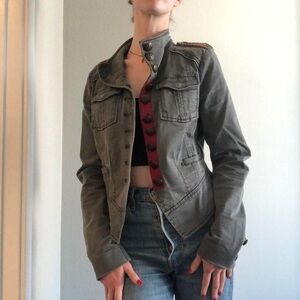 Free people military jacket